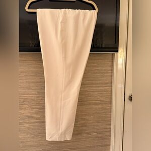 Theory Elegant Cream Trousers Women